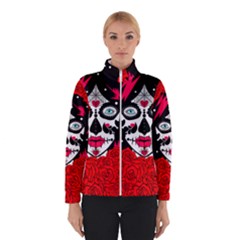 Sugar Skull Red Roses Winterwear by burpdesignsA