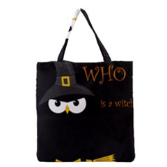 Who Is A Witch? Grocery Tote Bag by Valentinaart