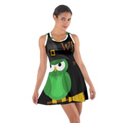 Who Is A Witch? - Green Cotton Racerback Dress