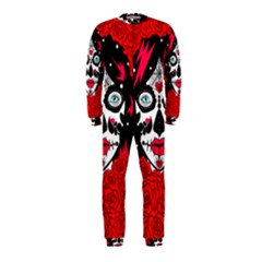 Sugar Skull Red Roses Onepiece Jumpsuit (kids)