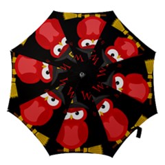 Who Is A Witch? - Red Hook Handle Umbrellas (small) by Valentinaart