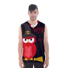 Who Is A Witch? - Red Men s Basketball Tank Top by Valentinaart