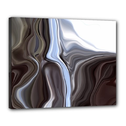 Metallic And Chrome Canvas 20  X 16  by digitaldivadesigns