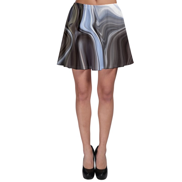 Metallic and Chrome Skater Skirt