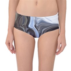 Metallic And Chrome Mid-waist Bikini Bottoms by digitaldivadesigns