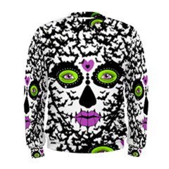 Bat Lady Sugar Skull Men s Sweatshirt