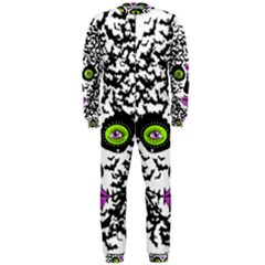 Bat Lady Sugar Skull Onepiece Jumpsuit (men)  by burpdesignsA