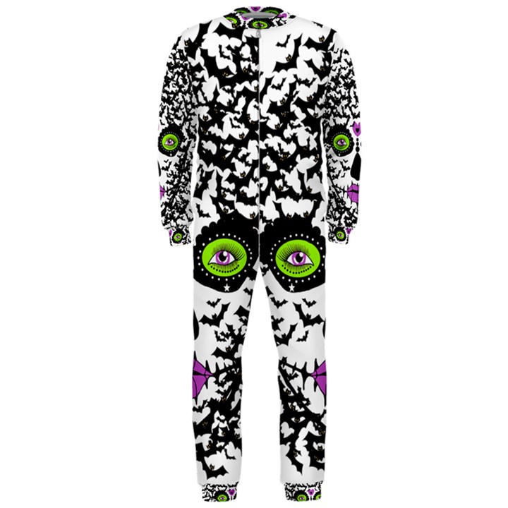 BAT LADY SUGAR SKULL OnePiece Jumpsuit (Men) 