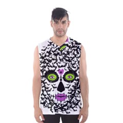 Bat Lady Sugar Skull Men s Basketball Tank Top by burpdesignsA