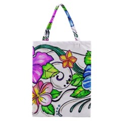 Tropical Hibiscus Flowers Classic Tote Bag