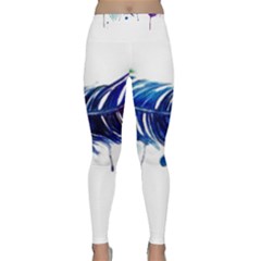 Watery Feather Classic Yoga Leggings by EverIris