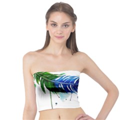 Watery Feather Tube Top by EverIris