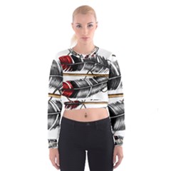 Order Of The Arrow Women s Cropped Sweatshirt by EverIris