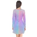 Rainbow Colorful Grid Flare Dress View2