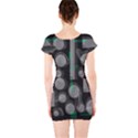 Come down - green Short Sleeve Bodycon Dress View2