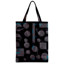 Come Down - Blue Zipper Classic Tote Bag by Valentinaart