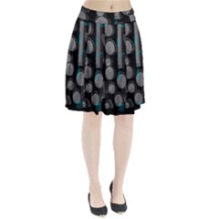 Come Down - Blue Pleated Skirt