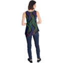 Rainbow Helix Black Sleeveless Tunic View2