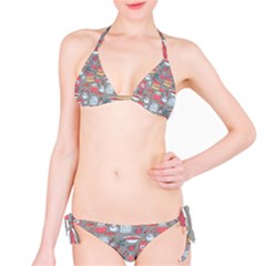 Jam Pattern Bikini Set