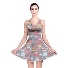 Jam Pattern Reversible Skater Dress