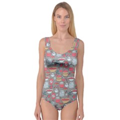 Jam Pattern Princess Tank Leotard 