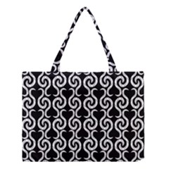 Black And White Pattern Medium Tote Bag