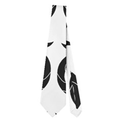 White And Black Elegant Pattern Neckties (two Side)  by Valentinaart