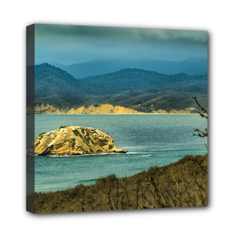 Mountains And Sea At Machalilla National Park Ecuador Mini Canvas 8  X 8  by dflcprints