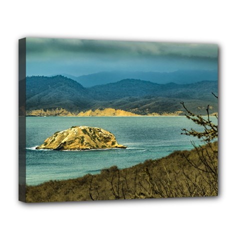 Mountains And Sea At Machalilla National Park Ecuador Canvas 14  X 11  by dflcprints