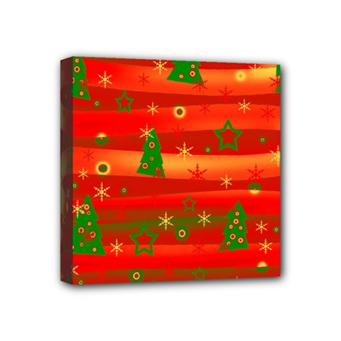 Christmas Magic Mini Canvas 4  X 4  by Valentinaart