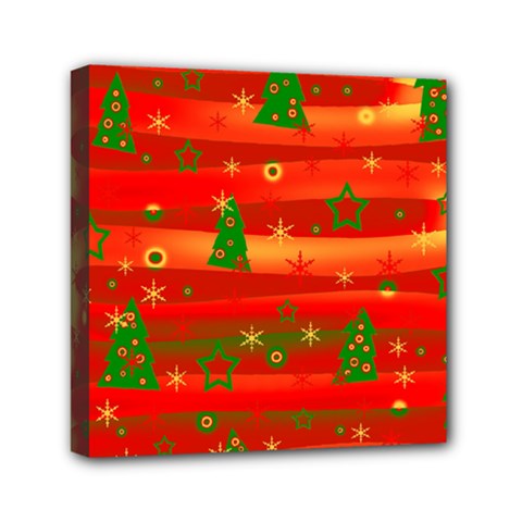 Christmas Magic Mini Canvas 6  X 6  by Valentinaart