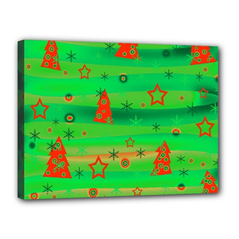 Xmas Magical Design Canvas 16  X 12  by Valentinaart