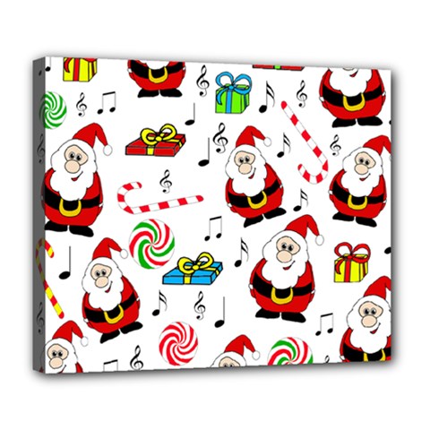 Xmas Song Deluxe Canvas 24  X 20   by Valentinaart