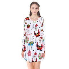 Xmas Song Flare Dress by Valentinaart