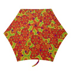 Orange Design Mini Folding Umbrellas