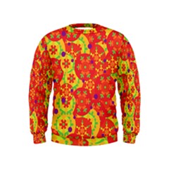 Orange Design Kids  Sweatshirt