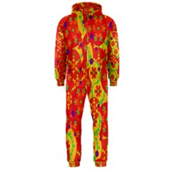 Orange Design Hooded Jumpsuit (men) 