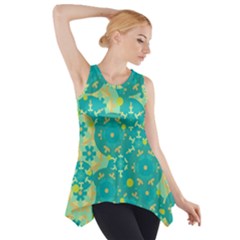 Cyan design Side Drop Tank Tunic