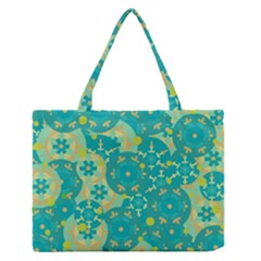 Cyan design Medium Zipper Tote Bag