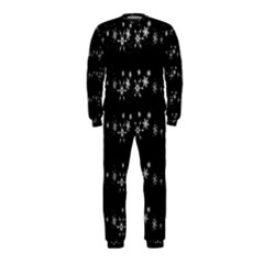 Black Elegant  Xmas Design Onepiece Jumpsuit (kids)