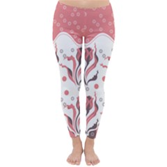 Batik Flowers Classic Winter Leggings