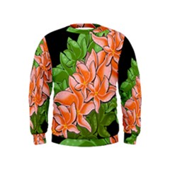 Decorative Flowers Kids  Sweatshirt