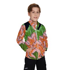 Decorative Flowers Wind Breaker (kids)