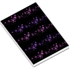 Purple Elegant Xmas Large Memo Pads by Valentinaart