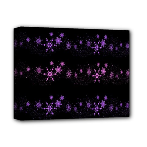 Purple Elegant Xmas Deluxe Canvas 14  X 11 