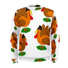 Thanksgiving Turkeys Men s Sweatshirt by Valentinaart