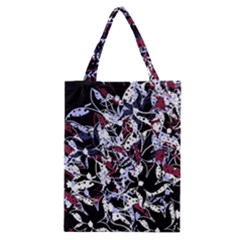 Decorative Abstract Floral Desing Classic Tote Bag