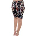 Abstract floral design Cropped Leggings  View4