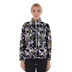 Green Floral Abstraction Winterwear