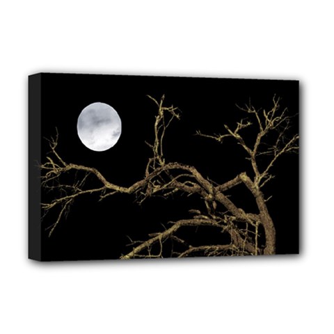 Nature Dark Scene Deluxe Canvas 18  X 12   by dflcprints